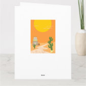 Cowboy kind kaart (Achterkant)