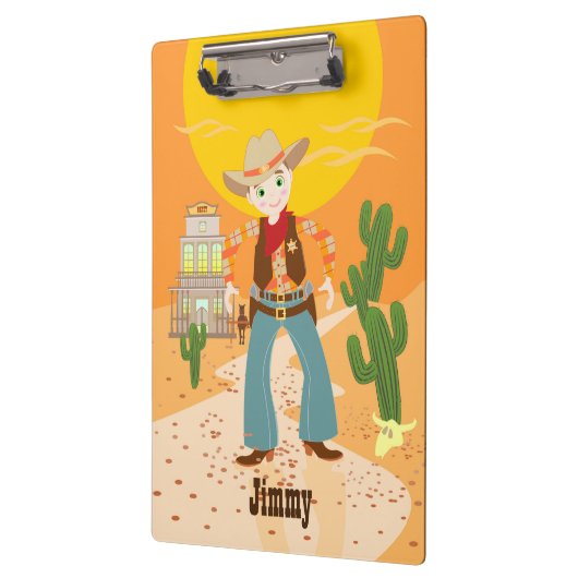 Cowboy kind klembord (Links)