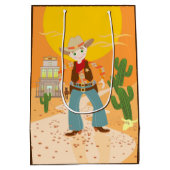 Cowboy kind medium cadeauzakje (Achterkant)
