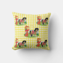 Cowboy-Kind met hals en gans Kussen