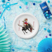 Cowboy Kind Party Papieren Bordje (Feest)