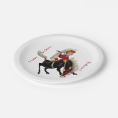 Cowboy Kind Party Papieren Bordje (Gekanteld)