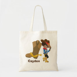 Cowboy Kind Personalized Hispanic Boy Rodeo Tote Bag