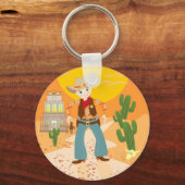 Cowboy kind sleutelhanger (Voorkant)