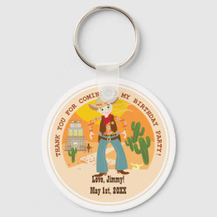 Cowboy kind sleutelhanger
