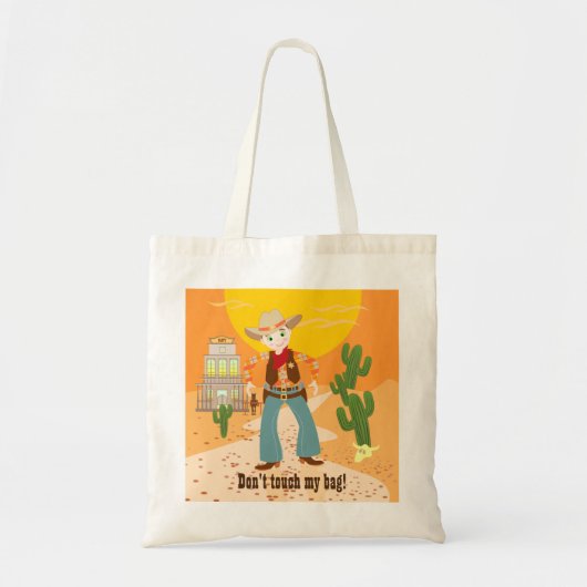 Cowboy kind tote bag (Voorkant)