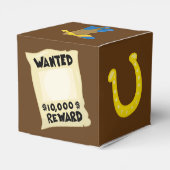 Cowboy Kinder Aangepaste Boys Rodeo Birthday Party Bedankdoosjes (Achterkant)