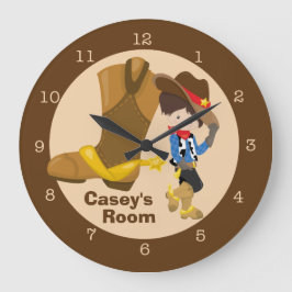 Cowboy Kinder Room Grote Klok