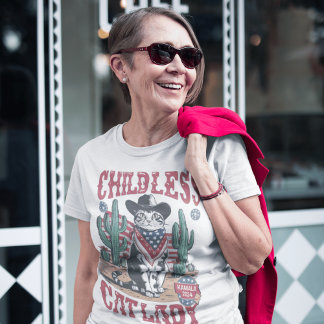 Cowboy Kinderloze Kattendame voor Kamala Harris 20 T-shirt
