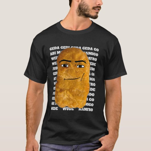 Cowboy Kip Nugget Meme T-shirt (Voorkant)
