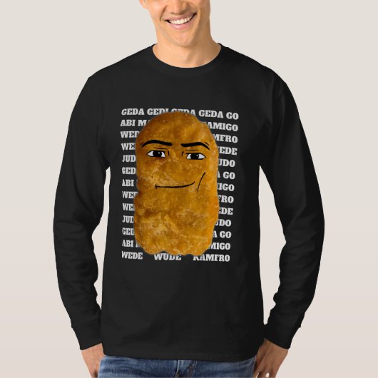 Cowboy Kip Nugget Meme T-shirt (Voorkant)