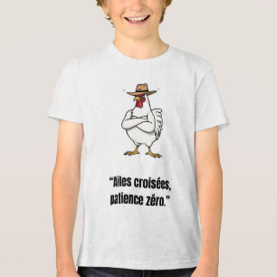 Cowboy Kippenattitude – Grappige Cartoon T-shirt