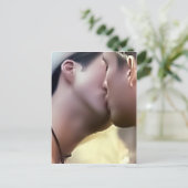 Cowboy Kiss Briefkaart (Staand voorkant)