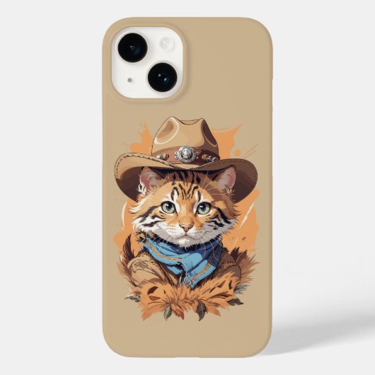 cowboy kitten ontwerp Case-Mate iPhone case (Achterkant)