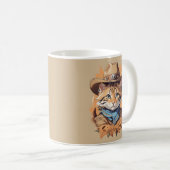 cowboy kitten ontwerp koffiemok (Voorkant rechts)