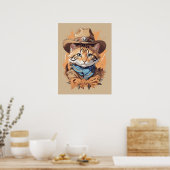 cowboy kitten ontwerp poster (Keuken)