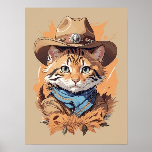 cowboy kitten ontwerp poster (Voorkant)