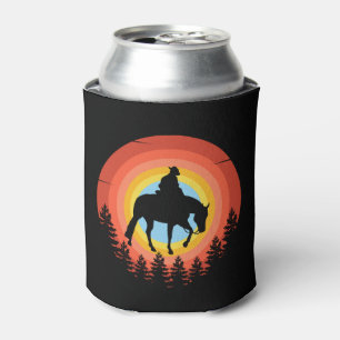 COWBOY KLEURRIJKE ZONSONDERGANG BLIKJESKOELER