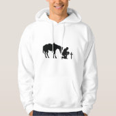 Cowboy Kneeling Hoodie (Voorkant)