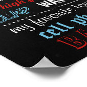 Cowboy koe Birthday party chalkboard poster (Hoek)