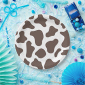 Cowboy Koe Print Wild West Western Rodeo Party Papieren Bordje (Feest)