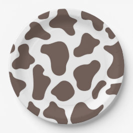 Cowboy Koe Print Wild West Western Rodeo Party Papieren Bordje