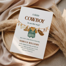 Cowboy Koeienprint Western Kledinglijn Baby Shower