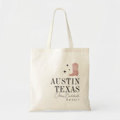 Cowboy-laars Persoonlijke Bachelorette-feestje Tote Bag (Voorkant)