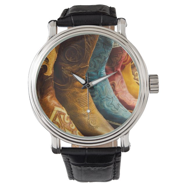 Cowboy-laarzen, Arizona Horloge (Voorkant)