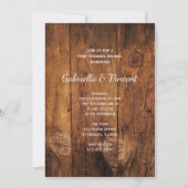 Cowboy laarzen Paardenbit Western Post Bruiloft Br Kaart (Achterkant)