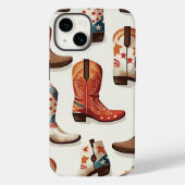 Cowboy laarzen patroon Case-Mate iPhone case (Achterkant)