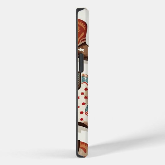 Cowboy laarzen patroon Case-Mate iPhone case (Achterkant / Rechts)