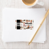 Cowboy laarzen patroon etiket (Insitu)