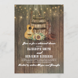 Cowboy laarzen wijn vat land repetitie diner kaart