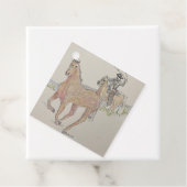 Cowboy-Label Bedankjes Labels (In situ)