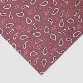 Cowboy land western rode paisley ster rustiek tissuepapier (Detail)