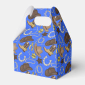 Cowboy Land Westerne Gable-draagtas Bedankdoosjes (Achterkant)