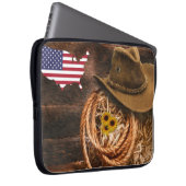 Cowboy Laptop Sleeve (Voorkant Rechts)
