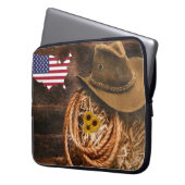 Cowboy Laptop Sleeve (Voorkant Links)