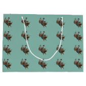 Cowboy Large Cadeautasje (Achterkant)