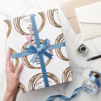Cowboy Lariat Prettig Kerstfeest Cadeaupapier