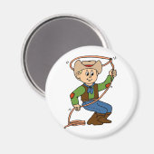 Cowboy Lasso Magneet (Voorkant / Achterkant)