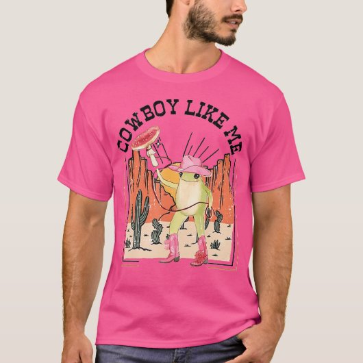Cowboy Like Me Frog T-shirt (Voorkant)