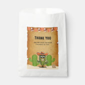 Cowboy Little Cactie Cactus Baby shower Bedankzakje (Voorkant)