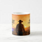 Cowboy-logica: blijf-doorgaan mok (Center)