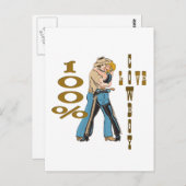 Cowboy Love Briefkaart (Voorkant / Achterkant)