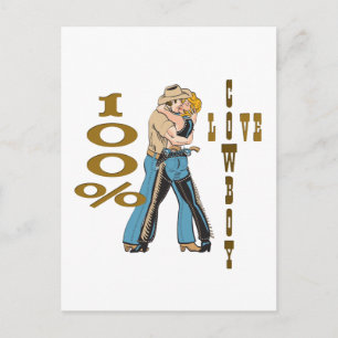 Cowboy Love Briefkaart