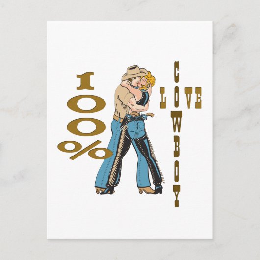 Cowboy Love Briefkaart (Voorkant)