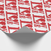 Cowboy Love, ik hou van Cowboys Cadeaupapier (Hoek)