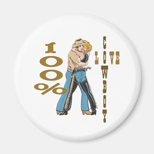 Cowboy Love Magneet (Voorkant)